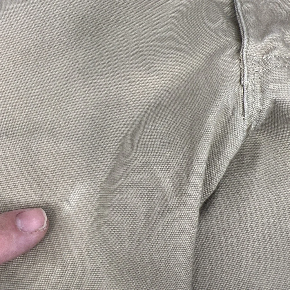 Duluth Trading Mens Pants 44x30 Tan Coolmax Flex Firehose Cargo Stretch Workwear